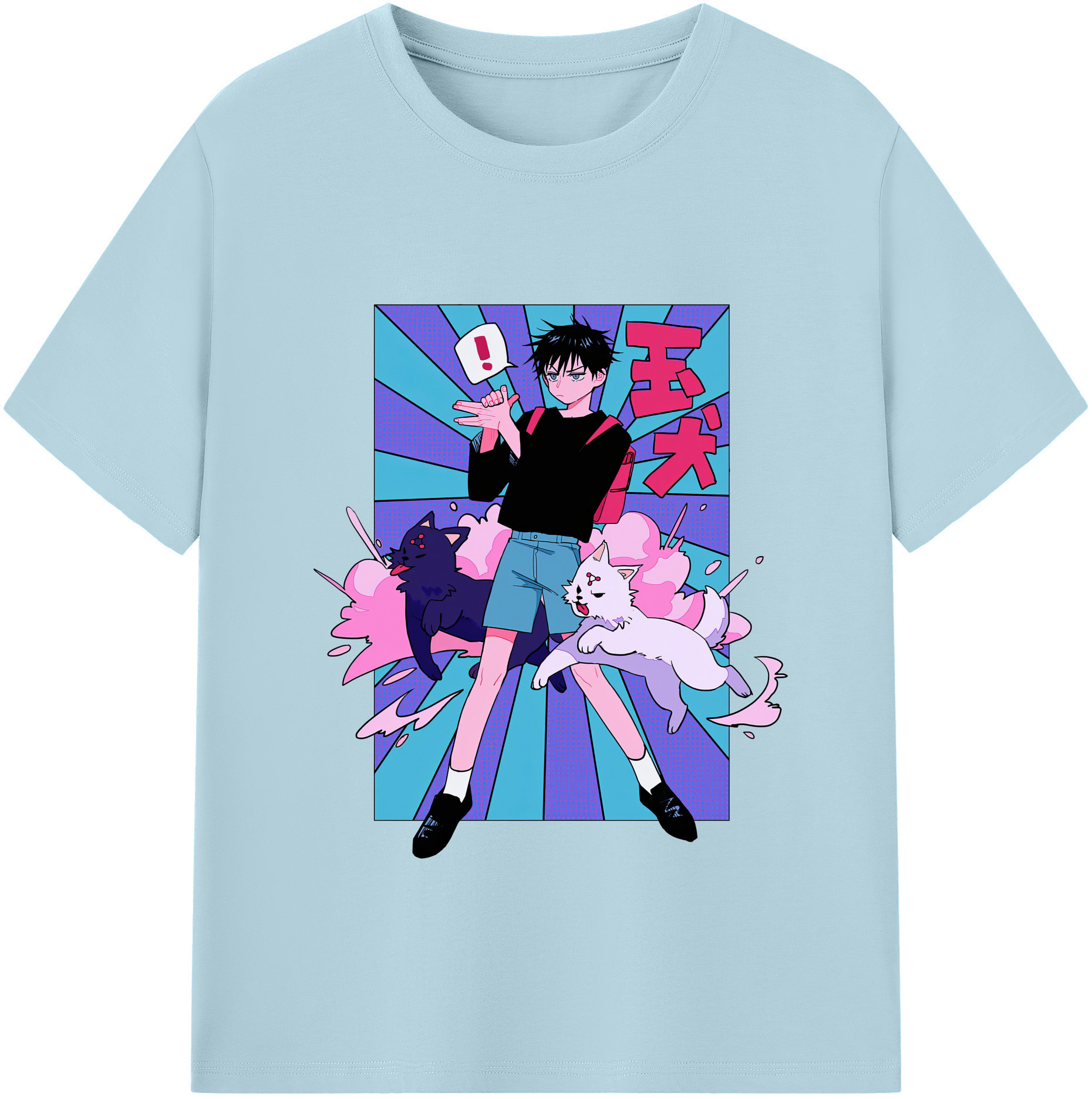 （画像用） 呪術廻戦 Jujutsu Kaisen 綿100％半袖Tシャツ（フロントプリント）